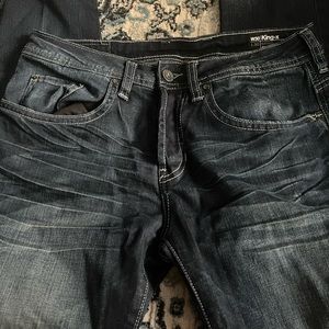 Men Brand Buffalo slim boot stretch jeans. 30/30 like brand new. Worn once